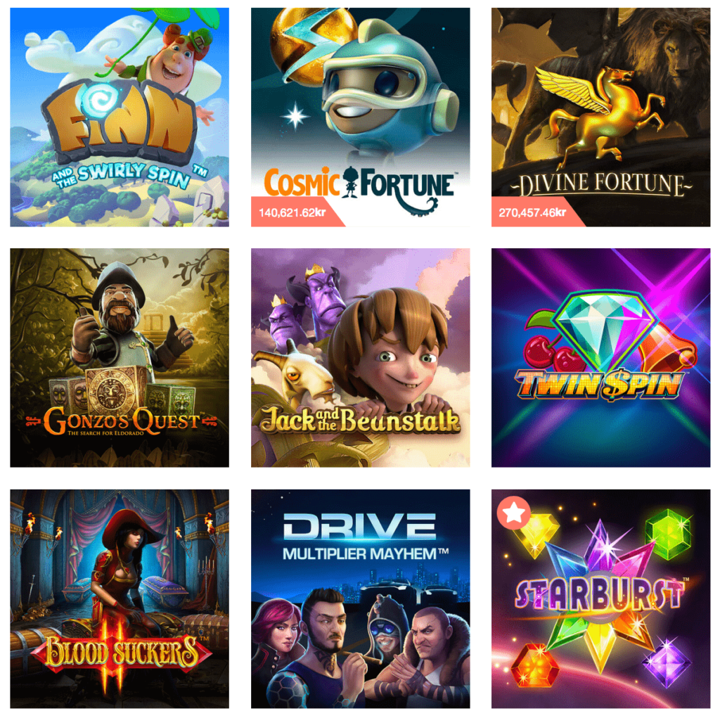 Free spins til populære spilleautomater